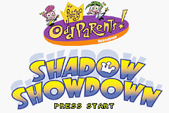 The Fairly Odd Parents! : Shadow Showdown — Title screen