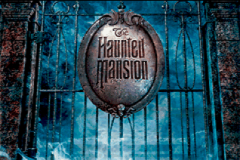 The Haunted Mansion — Title screen