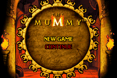The Mummy — Title screen