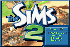The Sims 2 — Title screen