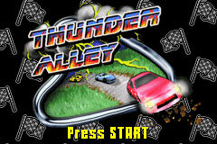 Thunder Alley — Title screen