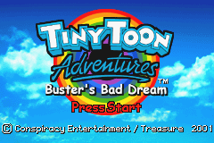 Tiny Toon Adventures : Buster's Bad Dream / Scary Dreams — Title screen