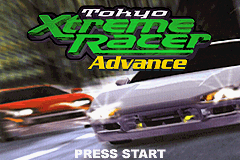 Tokyo Xtreme Racer Advance — Title screen