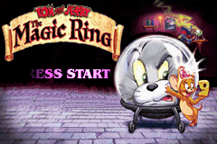 Tom and Jerry : The Magic Ring — Title screen