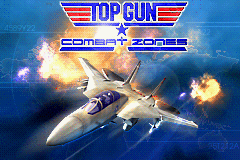 Top Gun : Combat Zones — Title screen