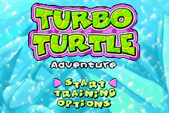 Turbo Turtle Adventure — Title screen