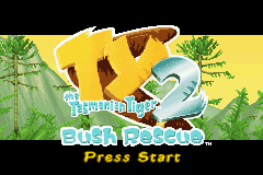 Ty the Tasmanian Tiger 2 : Bush Rescue — Title screen