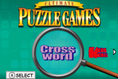 Ultimate Puzzle Games — Title screen