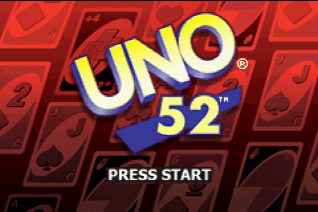 Uno 52 — Title screen