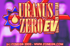 Uranus Zero Ev — Title screen