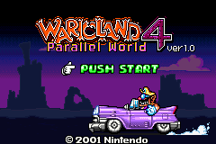 Wario Land 4 - Parallel World — Title screen