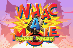 Whac-A-Mole — Title screen