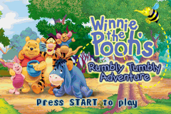 Winnie the Pooh's Rumbly Tumbly Adventure — Title screen