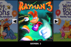 Winnie the Pooh's Rumbly Tumbly Adventure & Rayman — Title screen