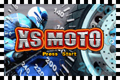 XS Moto — Title screen