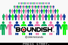 bit Generations : Boundish — Title screen
