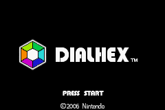 bit Generations : Dialhex — Title screen