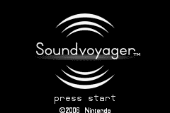 bit Generations : Soundvoyager — Title screen