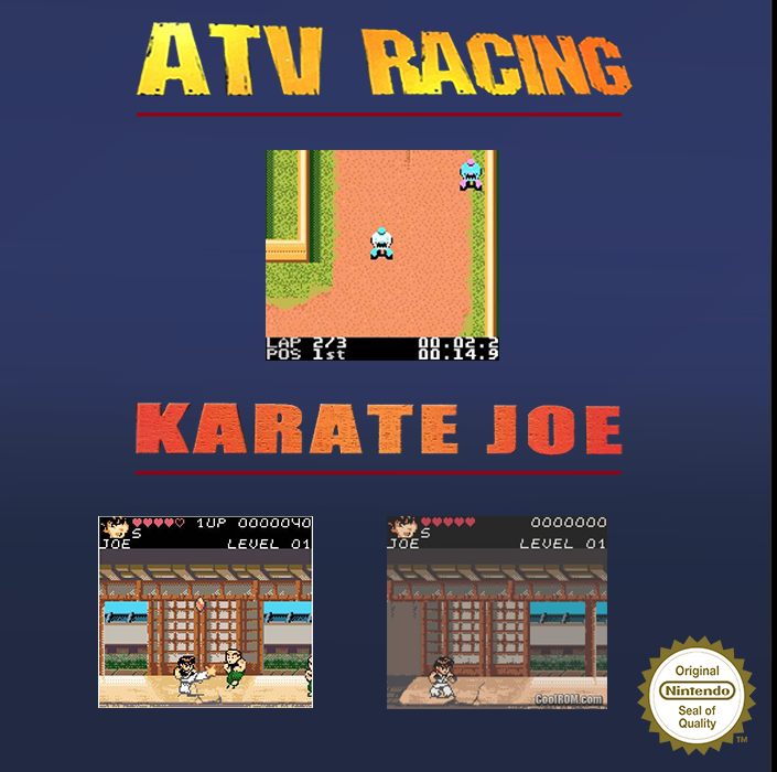 ATV Racing & Karate Joe — Box back