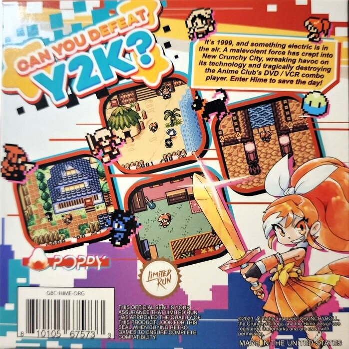 Hime's Quest — Box back