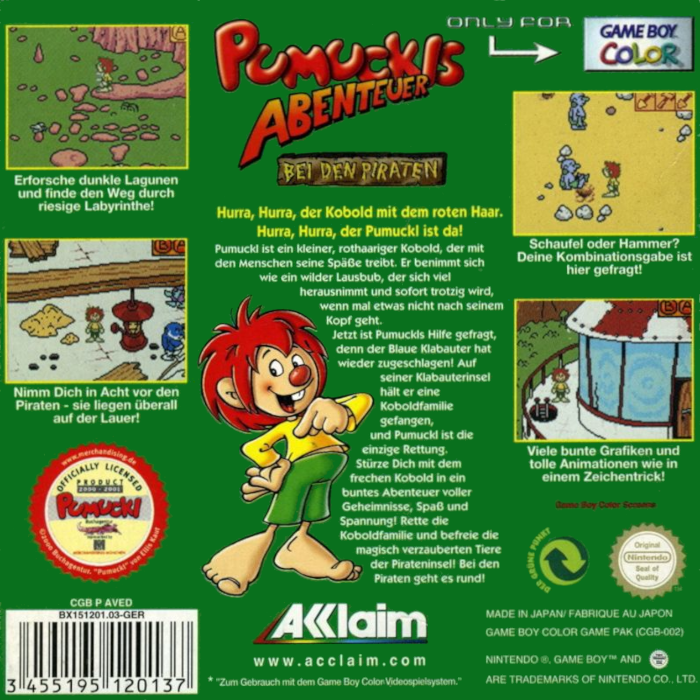 Pumuckls Abenteuer bei den Piraten — Box back