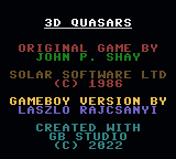 3D Quasars — Title screen