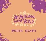 An Autumn With You — Title screen