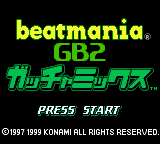 Beatmania GB2 : Gotcha Mix — Title screen