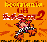 Beatmania GB : Gotcha Mix 2 — Title screen