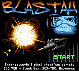 Blastah — Title screen