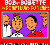 Bob Et Bobette - Les Dompteurs Du Temps — Title screen
