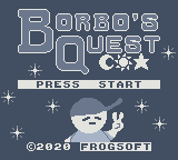 Borbo's Quest — Title screen