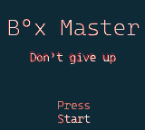 Boxing Master — Title screen