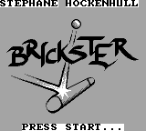 Brickster — Title screen
