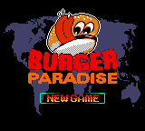 Burger Paradise International — Title screen