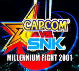 Capcom vs SNK - Millennium Fight 2001 — Title screen