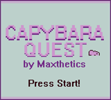 Capybara Quest — Title screen