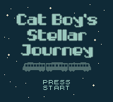 Cat Boy's Stellar Journey — Title screen