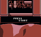 Closet Monsters — Title screen