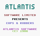 Cops And Robbers — Title screen