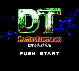 DT : Lords of Genomes — Title screen