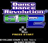 Dance Dance Revolution GB2 — Title screen