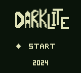 Darklite — Title screen
