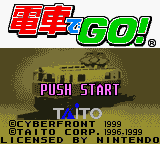 Densha de Go! — Title screen