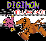 Digimon - Yellow Jade — Title screen