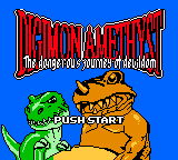 Digimon Amethyst — Title screen