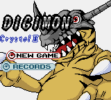 Digimon Crystal II — Title screen