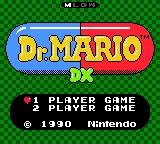 Dr. Mario DX — Title screen