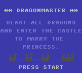 Dragonmaster — Title screen