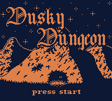 Dusky Dungeon — Title screen